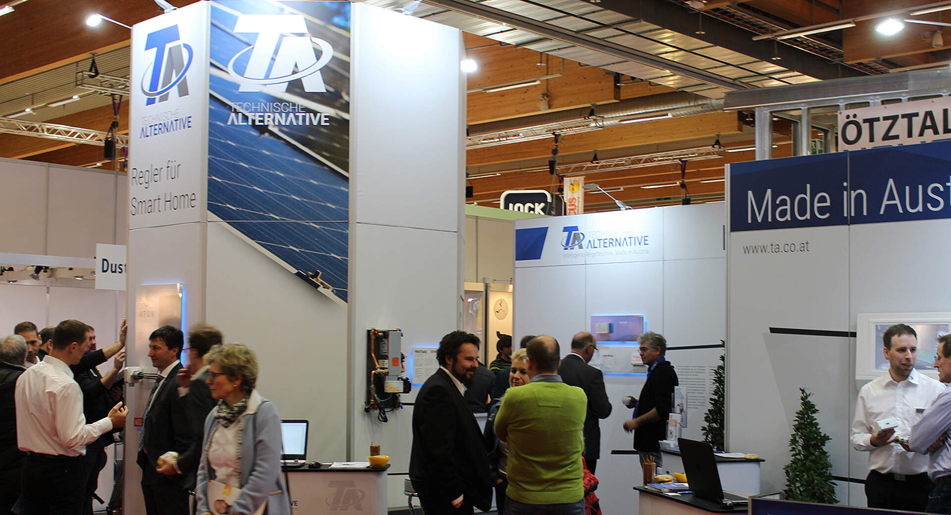 Der neue Messestand 2018 Messestand der Technische Alternative