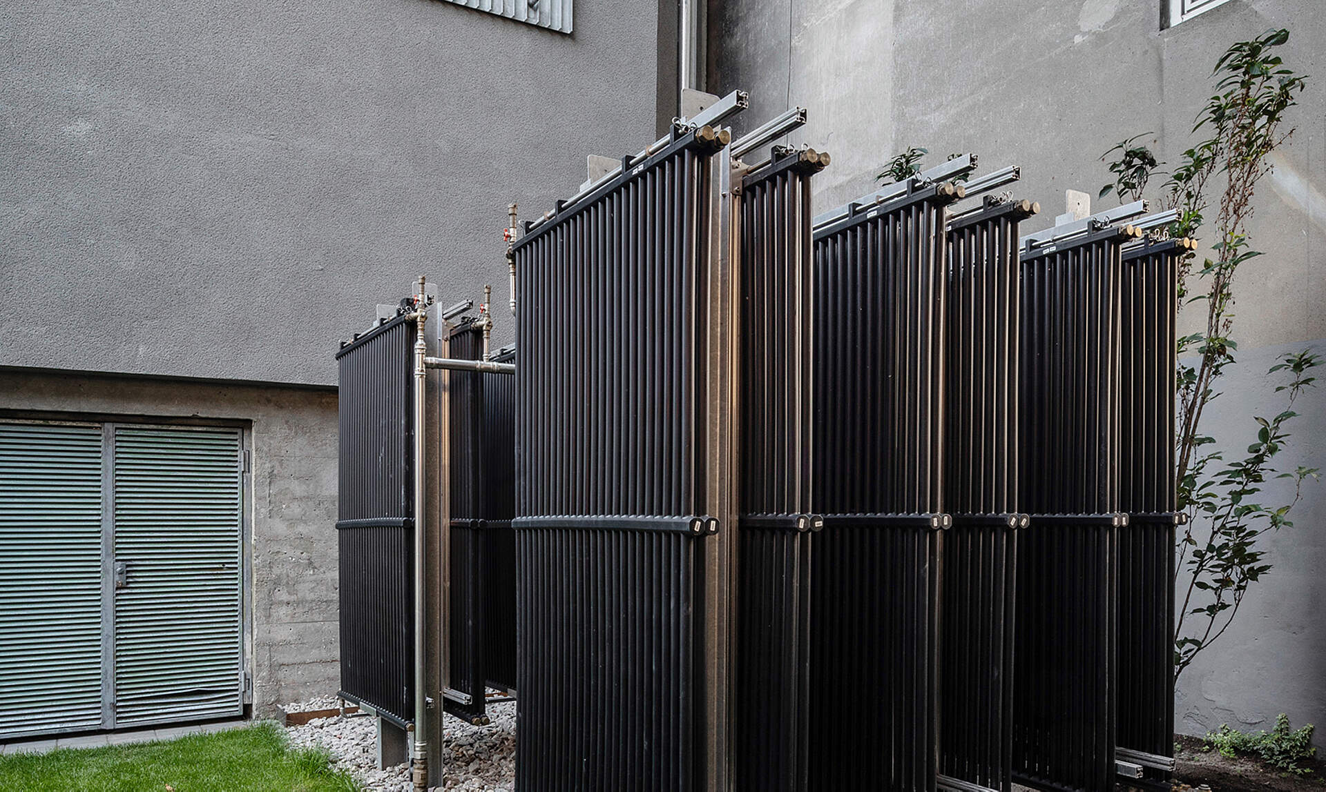 36 Solar-Luft-Kollektoren