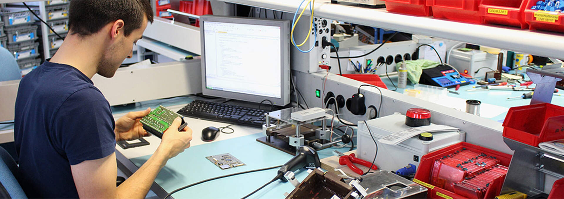 Mitarbeiter in der Produktion